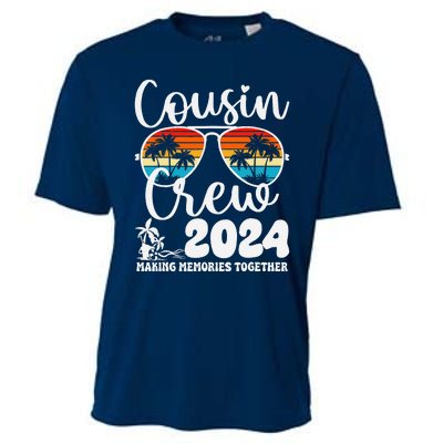 Cousin Crew 2024 Summer Vacation Beach Family Trips Matching Cooling Performance Crew T-Shirt