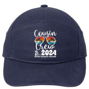 Cousin Crew 2024 Summer Vacation Beach Family Trips Matching 7-Panel Snapback Hat