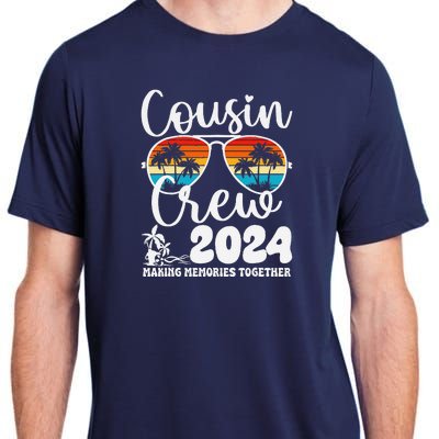 Cousin Crew 2024 Summer Vacation Beach Family Trips Matching Adult ChromaSoft Performance T-Shirt