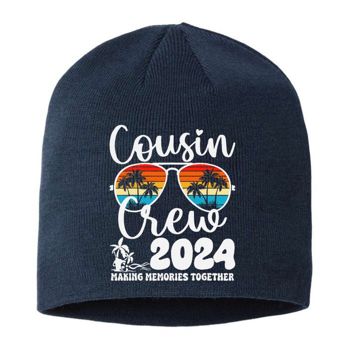 Cousin Crew 2024 Summer Vacation Beach Family Trips Matching Sustainable Beanie