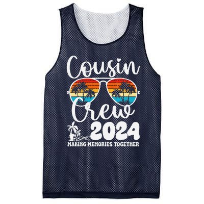 Cousin Crew 2024 Summer Vacation Beach Family Trips Matching Mesh Reversible Basketball Jersey Tank