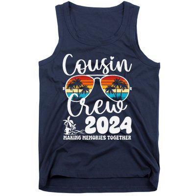 Cousin Crew 2024 Summer Vacation Beach Family Trips Matching Tank Top