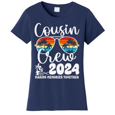 Cousin Crew 2024 Summer Vacation Beach Family Trips Matching Women's T-Shirt