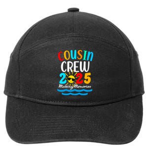 Cousin Crew 2025 Summer Vacation Beach Family Trips Matching 7-Panel Snapback Hat