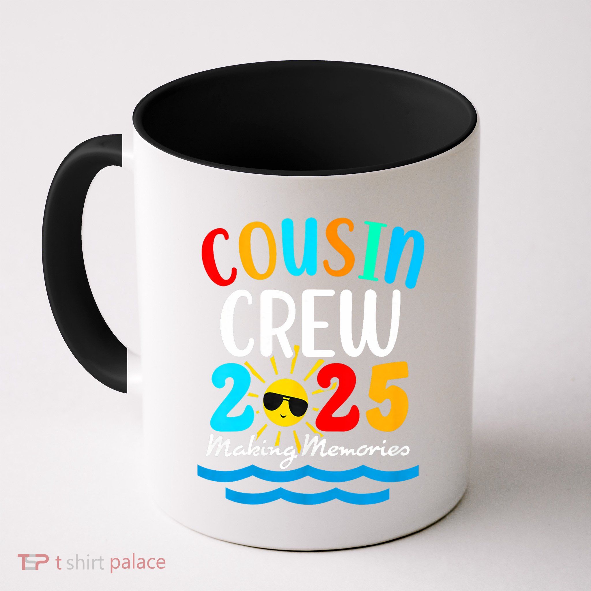 Cousin Crew 2025 Summer Vacation Beach Family Trips Matching Mug