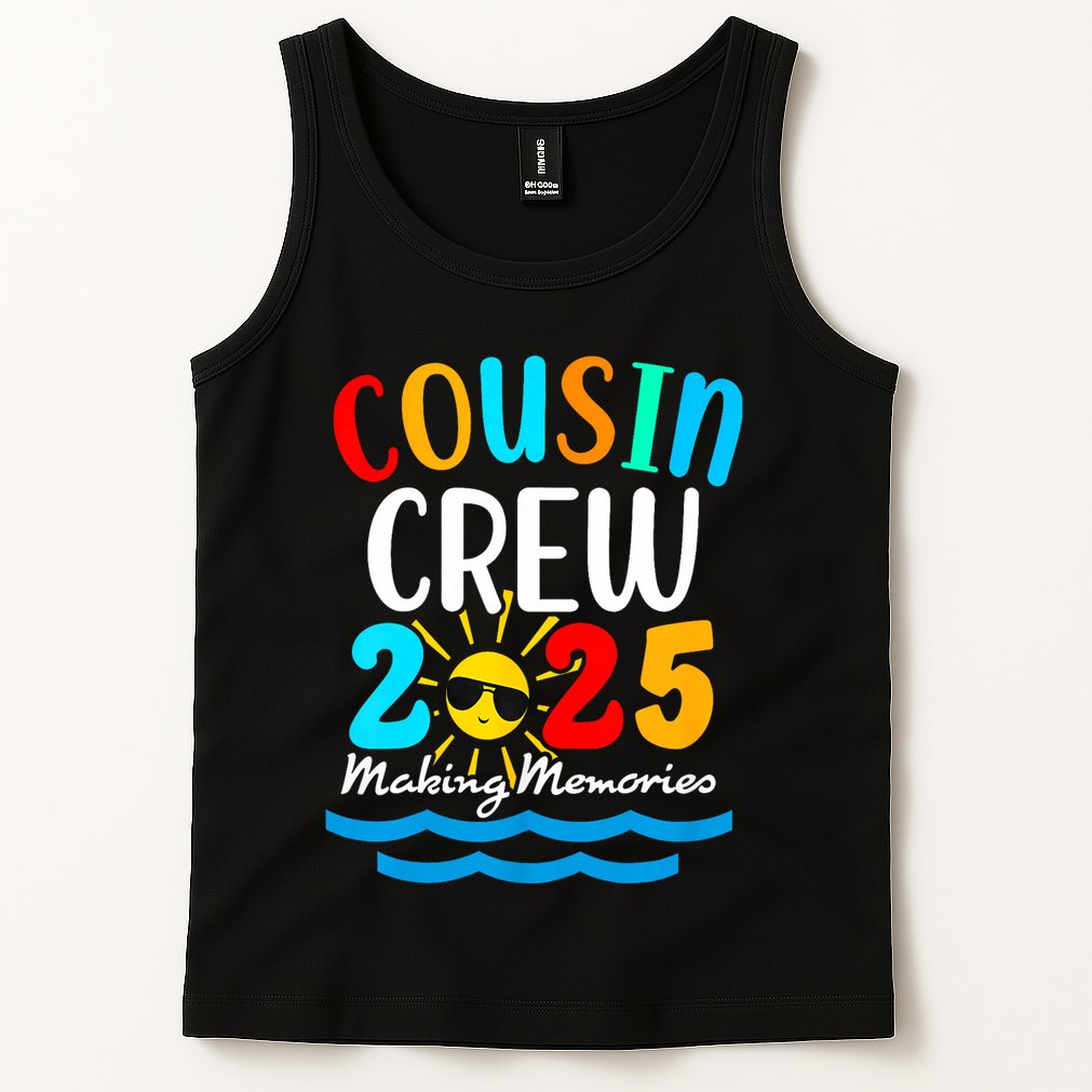 Cousin Crew 2025 Summer Vacation Beach Family Trips Matching Tank Top
