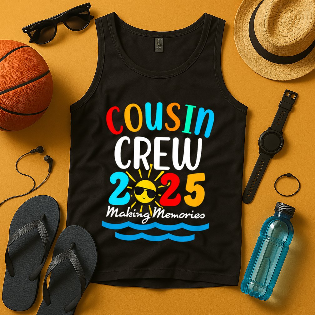 Cousin Crew 2025 Summer Vacation Beach Family Trips Matching Tank Top