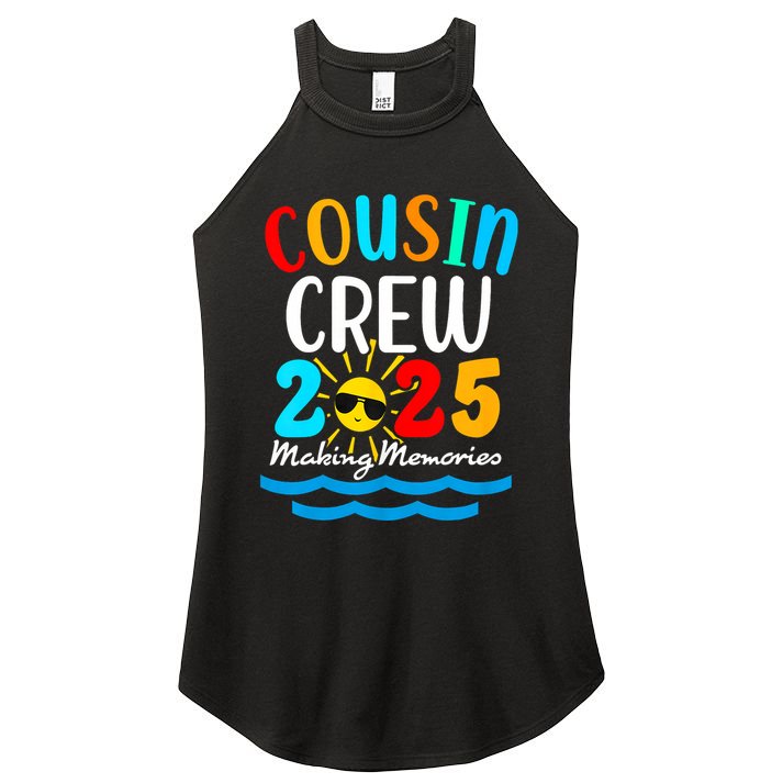 Cousin Crew 2025 Summer Vacation Beach Family Trips Matching Women's Perfect Tri Rocker Tank