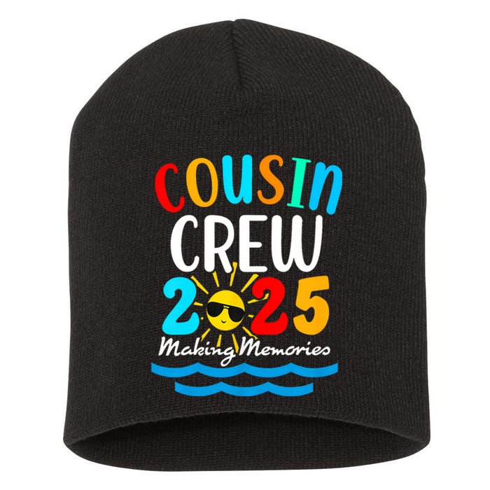 Cousin Crew 2025 Summer Vacation Beach Family Trips Matching Short Acrylic Beanie