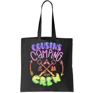 Cousin Camping 2024 Crew Tie Dye Tote Bag