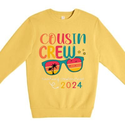 Cousin Crew 2024 Family Reunion Making Memories Matching Premium Crewneck Sweatshirt