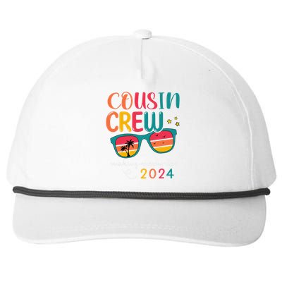 Cousin Crew 2024 Family Reunion Making Memories Matching Snapback Five-Panel Rope Hat