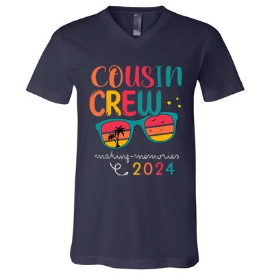 Cousin Crew 2024 Family Reunion Making Memories Matching V-Neck T-Shirt