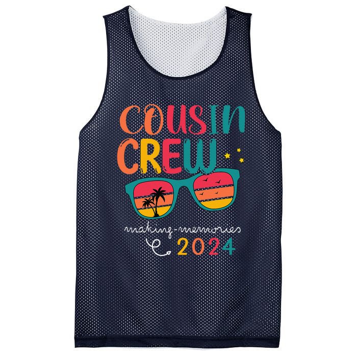 Cousin Crew 2024 Family Reunion Making Memories Matching Mesh Reversible Basketball Jersey Tank