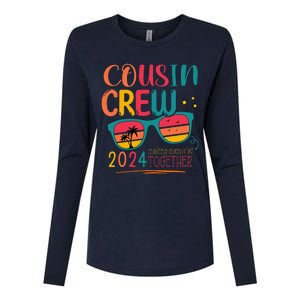 Cousin Crew 2024 Family Reunion Making Memories Matching Womens Cotton Relaxed Long Sleeve T-Shirt