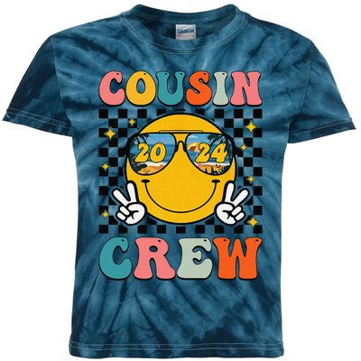 Cousin Crew 2024 Family Vacation Summer Beach Kids Tie-Dye T-Shirt