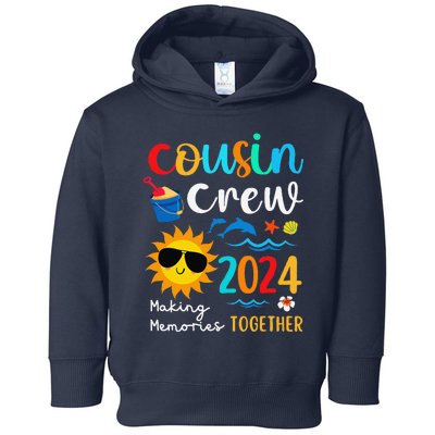 Cousin Crew 2024 Summer Vacation Beach Family Trips Matching Toddler Hoodie