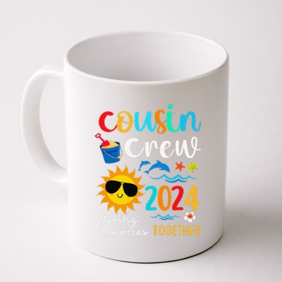 Cousin Crew 2024 Summer Vacation Beach Family Trips Matching Coffee Mug