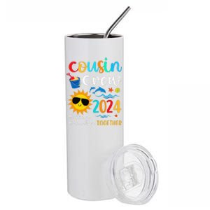 Cousin Crew 2024 Summer Vacation Beach Family Trips Matching Stainless Steel Tumbler