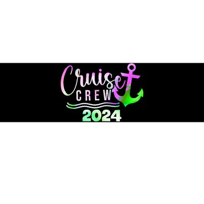 Cruise Crew 2024 Vacation Trip Sailing Squad Bumper Sticker