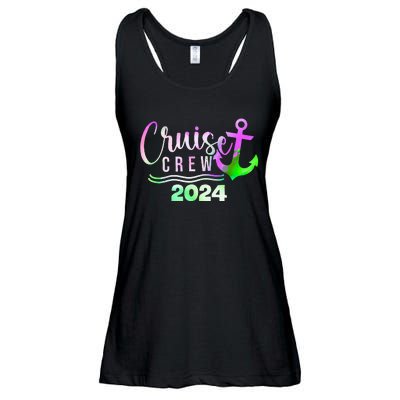 Cruise Crew 2024 Vacation Trip Sailing Squad Ladies Essential Flowy Tank