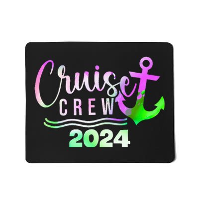 Cruise Crew 2024 Vacation Trip Sailing Squad Mousepad