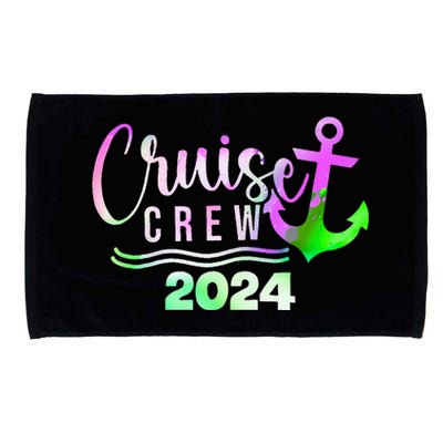 Cruise Crew 2024 Vacation Trip Sailing Squad Microfiber Hand Towel