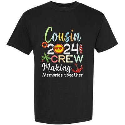 Cousin Crew 2024 Summer Vacation Beach Family Trips Matching Garment-Dyed Heavyweight T-Shirt