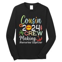 Cousin Crew 2024 Summer Vacation Beach Family Trips Matching Long Sleeve Shirt