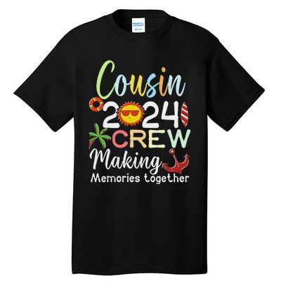 Cousin Crew 2024 Summer Vacation Beach Family Trips Matching Tall T-Shirt