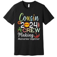 Cousin Crew 2024 Summer Vacation Beach Family Trips Matching Premium T-Shirt