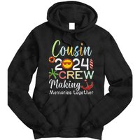 Cousin Crew 2024 Summer Vacation Beach Family Trips Matching Tie Dye Hoodie