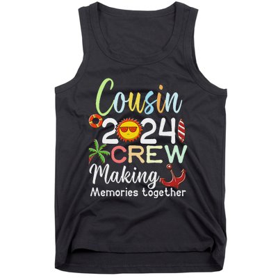 Cousin Crew 2024 Summer Vacation Beach Family Trips Matching Tank Top