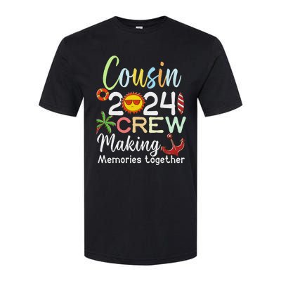 Cousin Crew 2024 Summer Vacation Beach Family Trips Matching Softstyle CVC T-Shirt