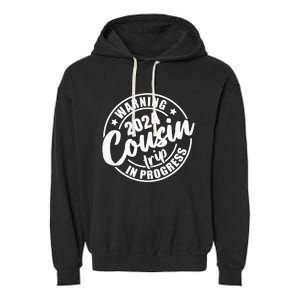 Cousin Crew 2024 Family Reunion Trip Weekend Vacation Garment-Dyed Fleece Hoodie