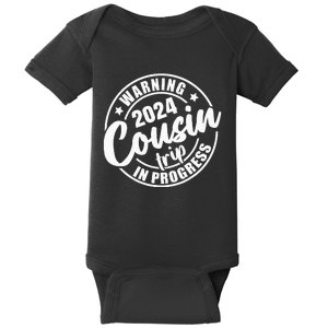 Cousin Crew 2024 Family Reunion Trip Weekend Vacation Baby Bodysuit