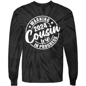 Cousin Crew 2024 Family Reunion Trip Weekend Vacation Tie-Dye Long Sleeve Shirt