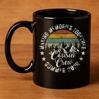 Cousin Crew 2024 Summer Vacation Beach Family Trips Matching 11oz C Handle Ceramic Mug
