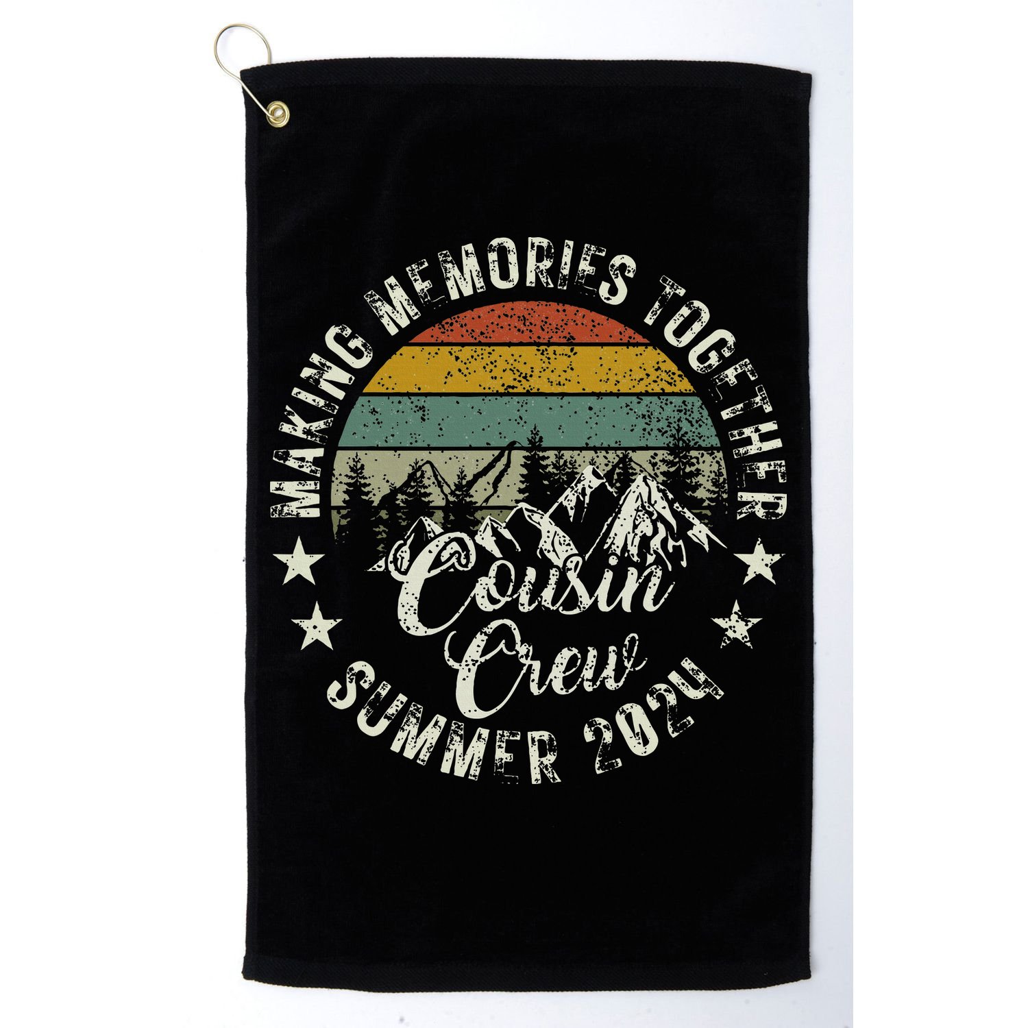 Cousin Crew 2024 Summer Vacation Beach Family Trips Matching Golf Towel