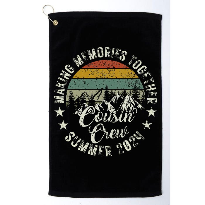 Cousin Crew 2024 Summer Vacation Beach Family Trips Matching Golf Towel