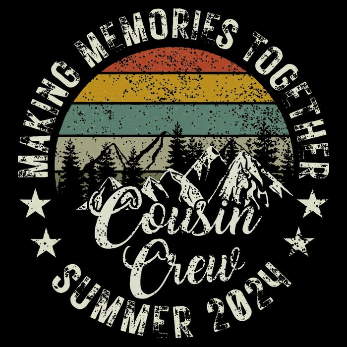 Cousin Crew 2024 Summer Vacation Beach Family Trips Matching Cropped Pullover Crew