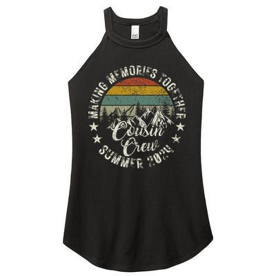 Cousin Crew 2024 Summer Vacation Beach Family Trips Matching Women's Perfect Tri Rocker Tank