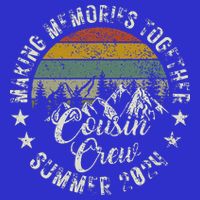 Cousin Crew 2024 Summer Vacation Beach Family Trips Matching Sweatshirt