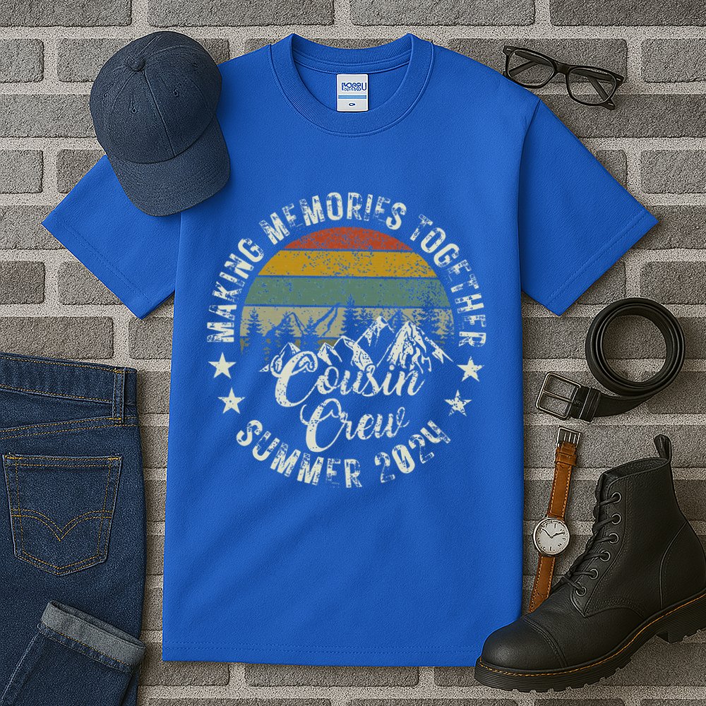 Cousin Crew 2024 Summer Vacation Beach Family Trips Matching Tall T-Shirt