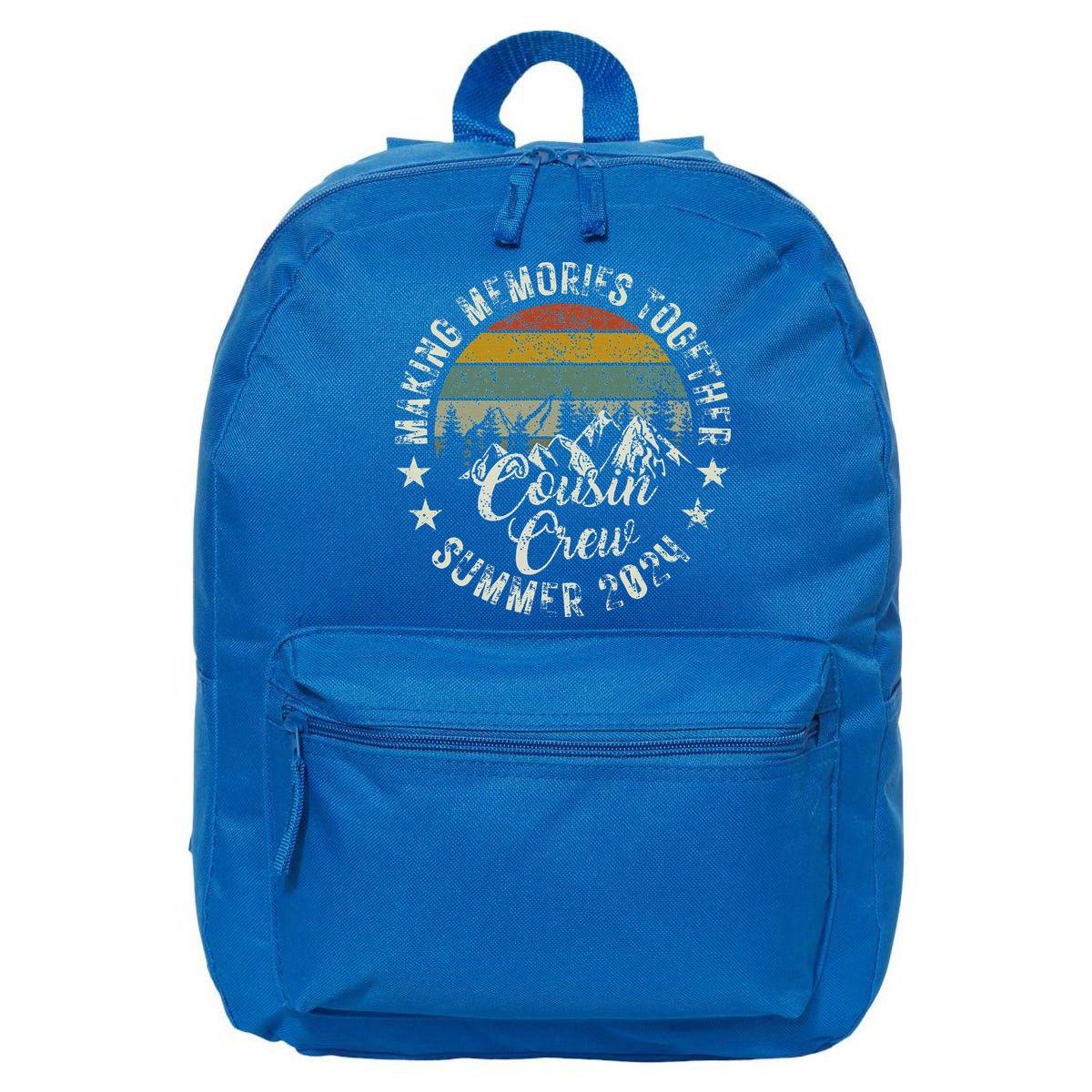 Cousin Crew 2024 Summer Vacation Beach Family Trips Matching 16 in Basic Backpack