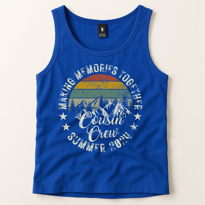 Cousin Crew 2024 Summer Vacation Beach Family Trips Matching Tank Top
