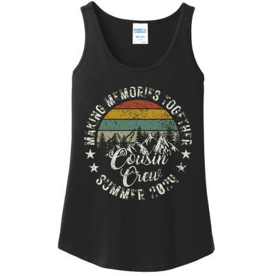 Cousin Crew 2024 Summer Vacation Beach Family Trips Matching Ladies Essential Tank