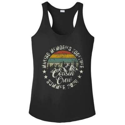 Cousin Crew 2024 Summer Vacation Beach Family Trips Matching Ladies PosiCharge Competitor Racerback Tank