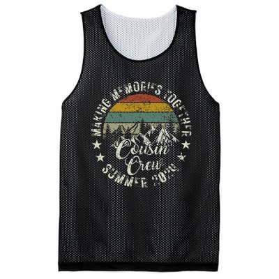 Cousin Crew 2024 Summer Vacation Beach Family Trips Matching Mesh Reversible Basketball Jersey Tank