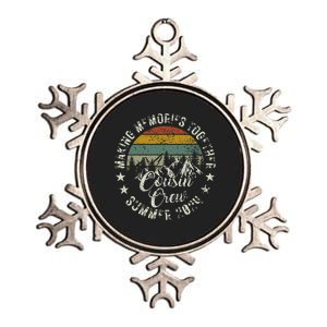 Cousin Crew 2024 Summer Vacation Beach Family Trips Matching Metallic Star Ornament